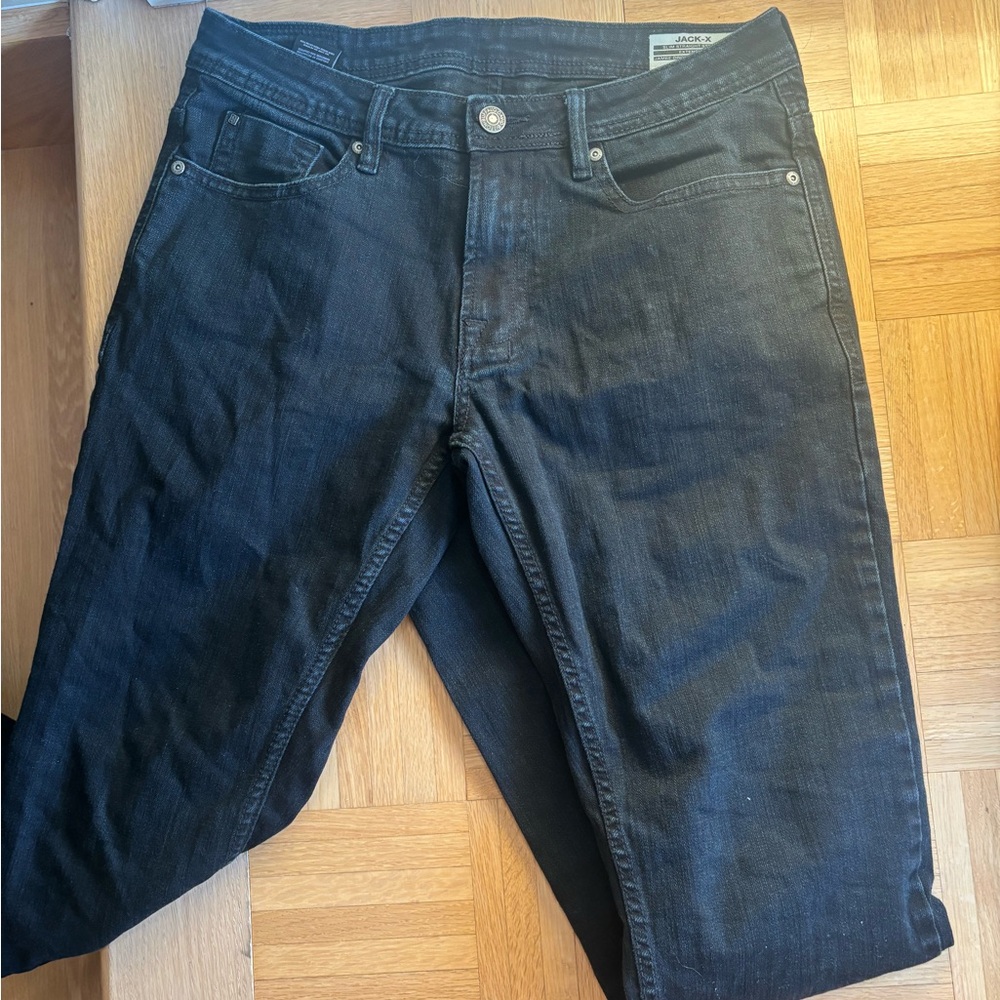 Buffalo David button Dark Denim Slim Jeans